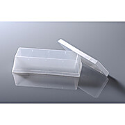 Plates, single well, 384 channel troughs, high profile (195ml, No Cap), Sterile, 10/pk, 50/cs