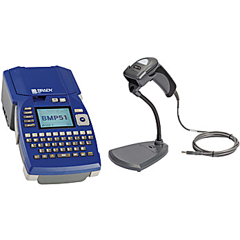 BMP®51 Label Printer with BWS Product and Wire ID software and CR1500 Scanner KT