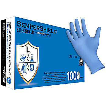 SemperShield Extended Cuff Nitrile ExamGlove