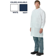 ESD Fluid Barrier Lab Coat in Navy