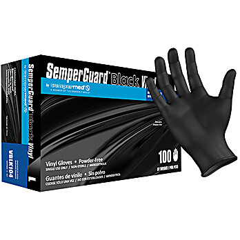 SemperGuard Black Vinyl Glove
