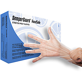 SemperGuard FoodSafe Stretch Poly Glove
