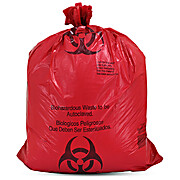 Autoclavable Biohazard Waste Bags Polypropylene w/Indicator