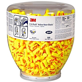 3M E-A-Rsoft Yellow Neon Blast Ear Plugs