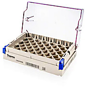 Nunc cryobank Barcoded Empty Latch Rack for 5.0 Internally Threaded tubes