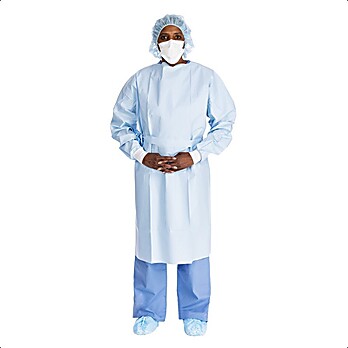 HALYARD* CHEMO360* Procedure Gown Tested for Use with Chemotherapy Drugs, Blue