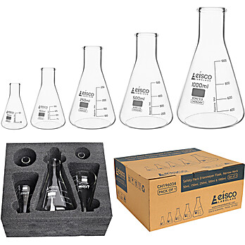 Eisco Labs Premium Erlenmeyer Flasks