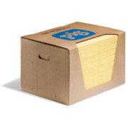 PIG® High-Visibility Absorbent Mat Pad in Dispenser Box