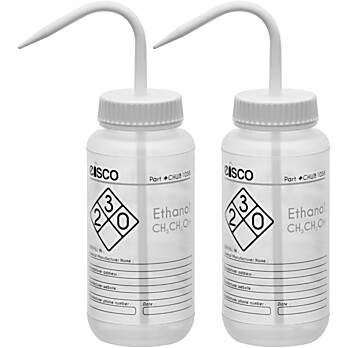 Ethanol Wash Bottle, 2 Color, 500mL, PK2