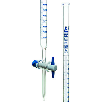 Burette, 50mL, Class B, PTFE Stopcock