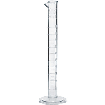 TPX Plastic Graduated Cylinder, 10mL, Class A
