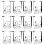 Glass Beakers, 25mL, Low Form, PK12