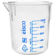 TPX Plastic Beaker, 100mL
