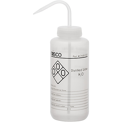 dH2O Wash Bottle, 1 Color, 1000mL