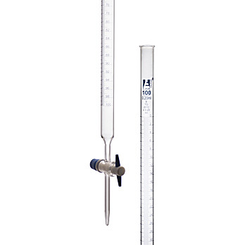 Burette, 100mL, Class B, PTFE Stopcock