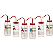 Acetone Wash Bottle, 4 Color, 500mL, PK6