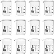 Glass Beakers, 100mL, Low form, PK12