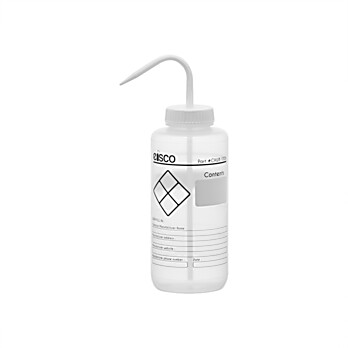 Chemical Wash Bottle, Blank Lbl, 1000mL