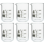 Glass Beakers, 400mL, Low form, PK6