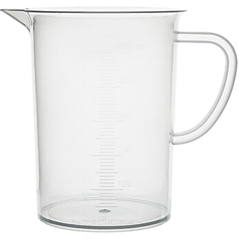 Plastic Pitcher with Molded Graduations, 500mL