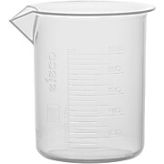 Plastic Beaker with Molded Graduations, 100mL