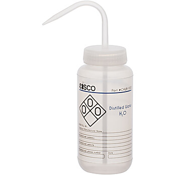 dH2O Wash Bottle, 2 Color, 500mL