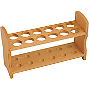 Wooden Test Tube Rack, Holds 12 x 28mm Dia. Tubes