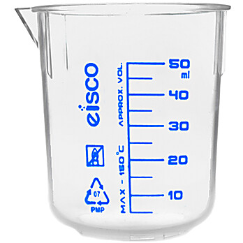 TPX Plastic Beaker, 50mL