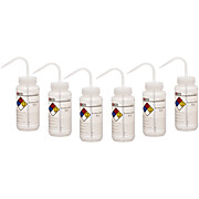dH2O Wash Bottle, 4 Color, 500mL, PK6