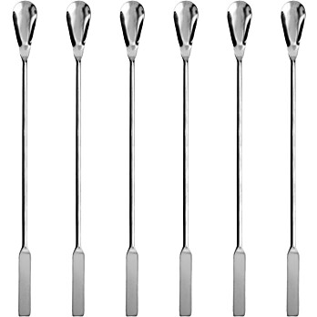 Spatula Spoon, 9", Stainless Steel, PK/6