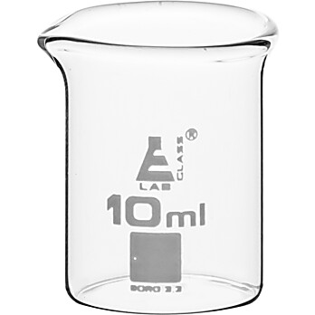 Glass Beaker, Low Form, 10ml