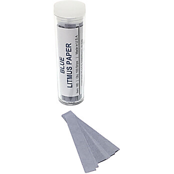 Blue Litmus pH Test Paper Acid Indicator