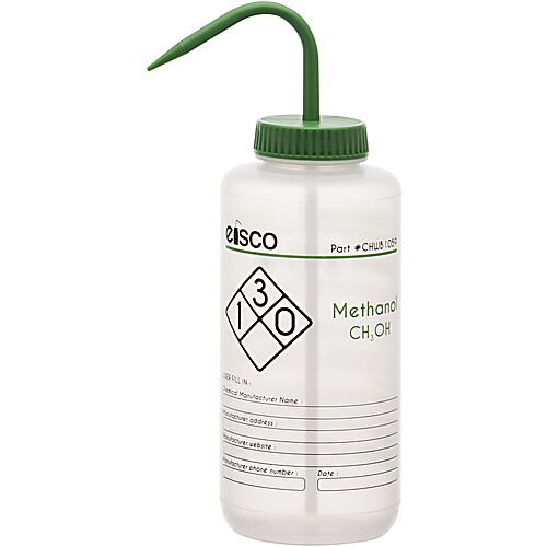 Methanol Wash Bottle, 2 Color, 1000mL