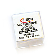 Cover Slips, 18 x 18 mm, PK/100