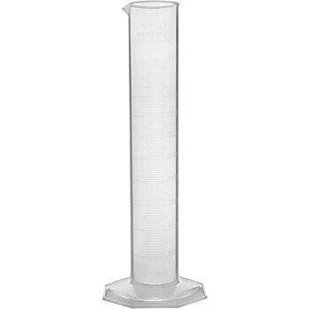 Graduated Cylinders, 500ml, Class B, Polypropylene, PK/4