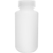 Reagent Bottle, 250mL, Wide Mouth with Screw Cap, HDPE