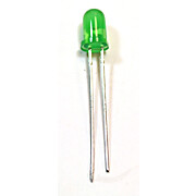 Green LED, 5mm, PK10