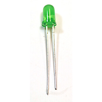 Green LED, 5mm, PK10