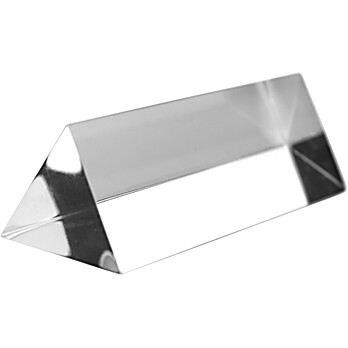 Acrylic Equilateral Prism, 75mm Length, 25mm Faces