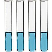Test Tubes, 12ml, Beaded Rim, 4" Tall, 0.6" Dia., PK/48