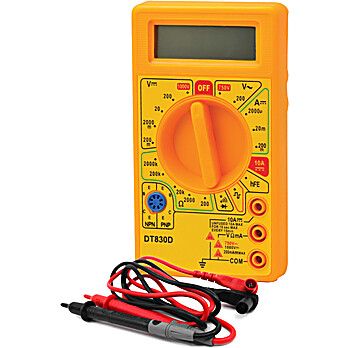 Digital Multimeter, Model M-830D, 200mV-1000V DC, 200-750V AC