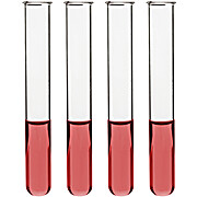 Test Tubes, 15ml, Beaded Rim, 5.25" Tall, 0.6" Dia., PK/48