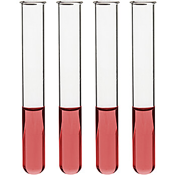 Test Tubes, 15ml, Beaded Rim, 5.25" Tall, 0.6" Dia., PK/48