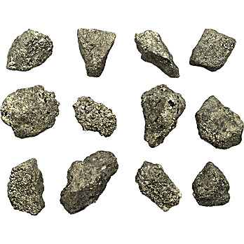Pyrite, Raw Mineral Specimens, Approx. 1", PK12
