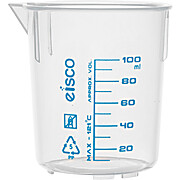 Plastic Beaker, 100mL, Printed Graduations