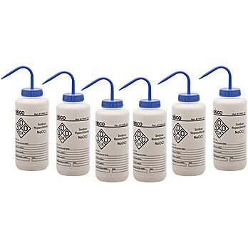 Bleach Wash Bottle, 1 Color, 1000mL, PK6
