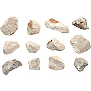 Gypsum, Raw Mineral Specimens, Approx. 1", PK12