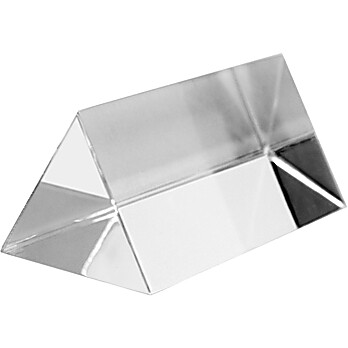 Acrylic Equilateral Prism, 50mm Length, 25mm Faces