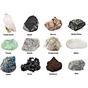 Rock & Mineral Kit, 1" x 12 Specimens
