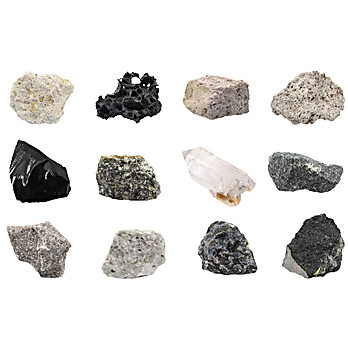 Introduction to Igneous Rocks Kit, 1" x 12 Specimens